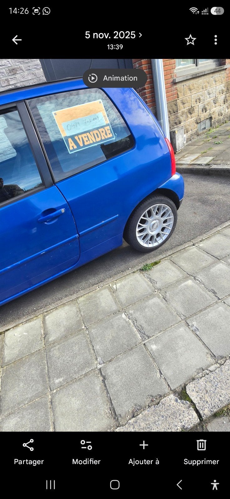 lupo a vendre 1.4 Mpi essence, Autos, Achat, Boîte manuelle, Particulier, Tissu