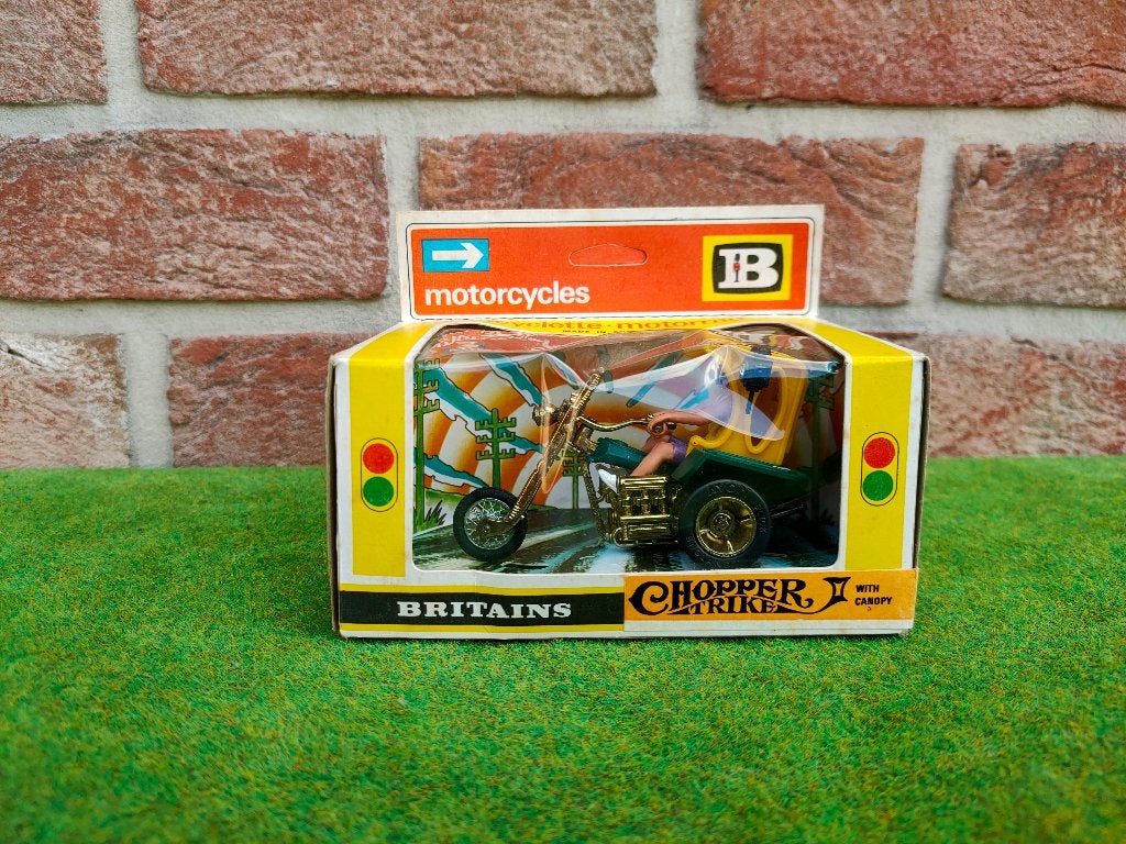 Motocyclette Chopper Trike " Britains ", Autres marques, Enlèvement ou Envoi, Comme neuf, Autres types