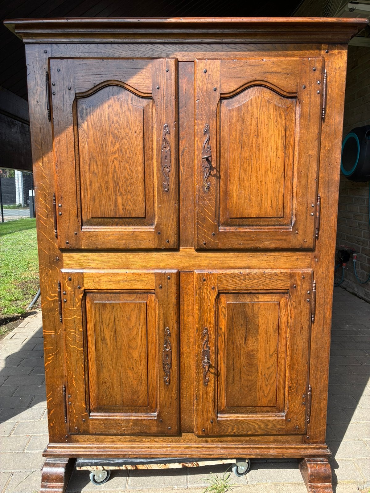 Masief houten kast, Antiek en Kunst, Ophalen