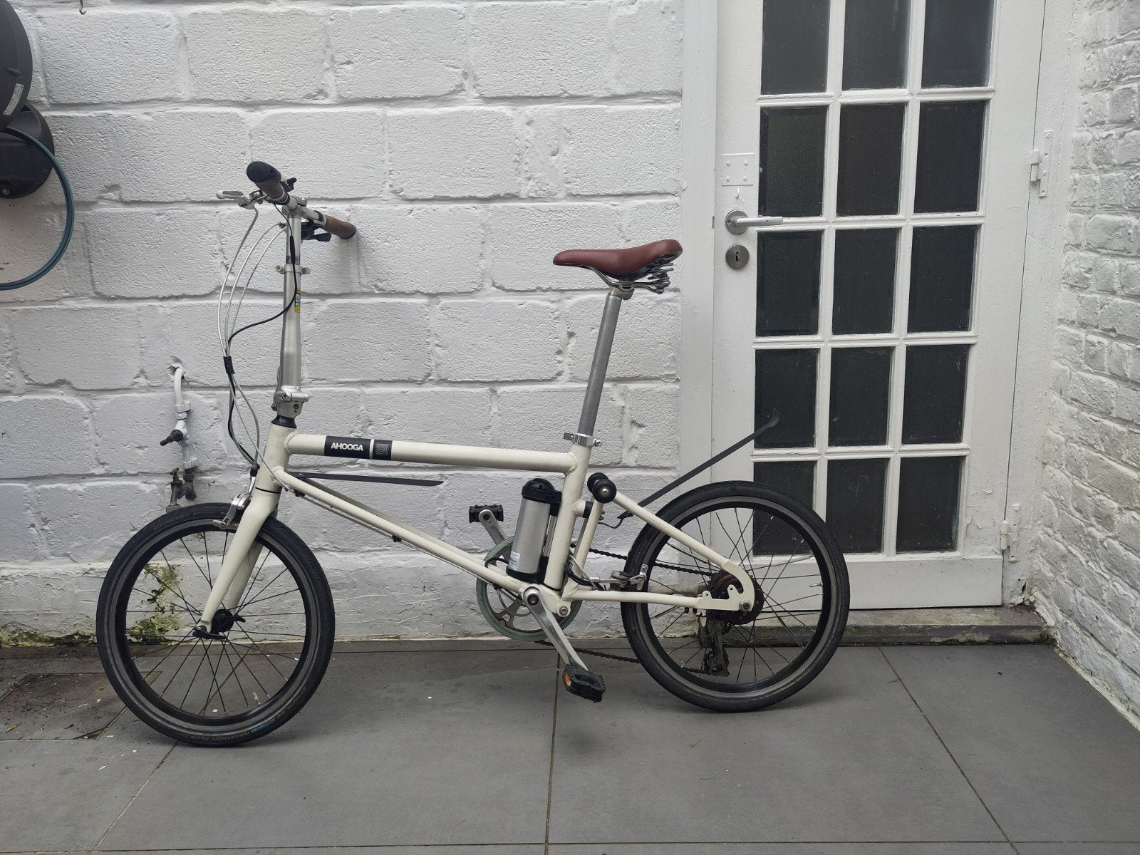 Ahooga elektrische plooifiets, Fietsen en Brommers, Fietsen | Vouwfietsen, Ophalen, Gebruikt