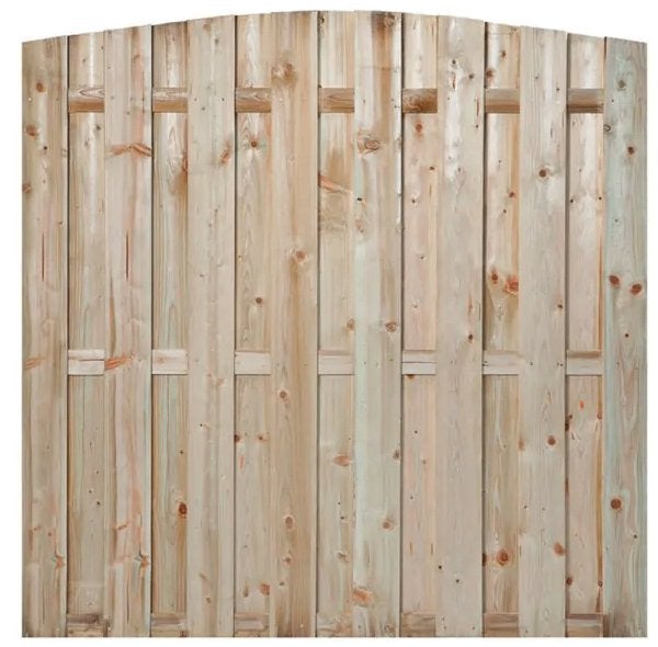 24x gebogen tuinscherm grenen geïmpregneerd 180x180cm, Jardin & Terrasse, Neuf, 150 à 200 cm, Bois, 150 à 200 cm