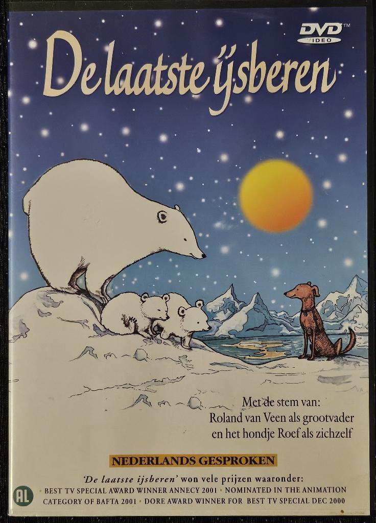 De laatste Ijsberen (2000), Cd's en Dvd's, Dvd's | Tekenfilms en Animatie, Ophalen of Verzenden, Zo goed als nieuw, Tekenfilm