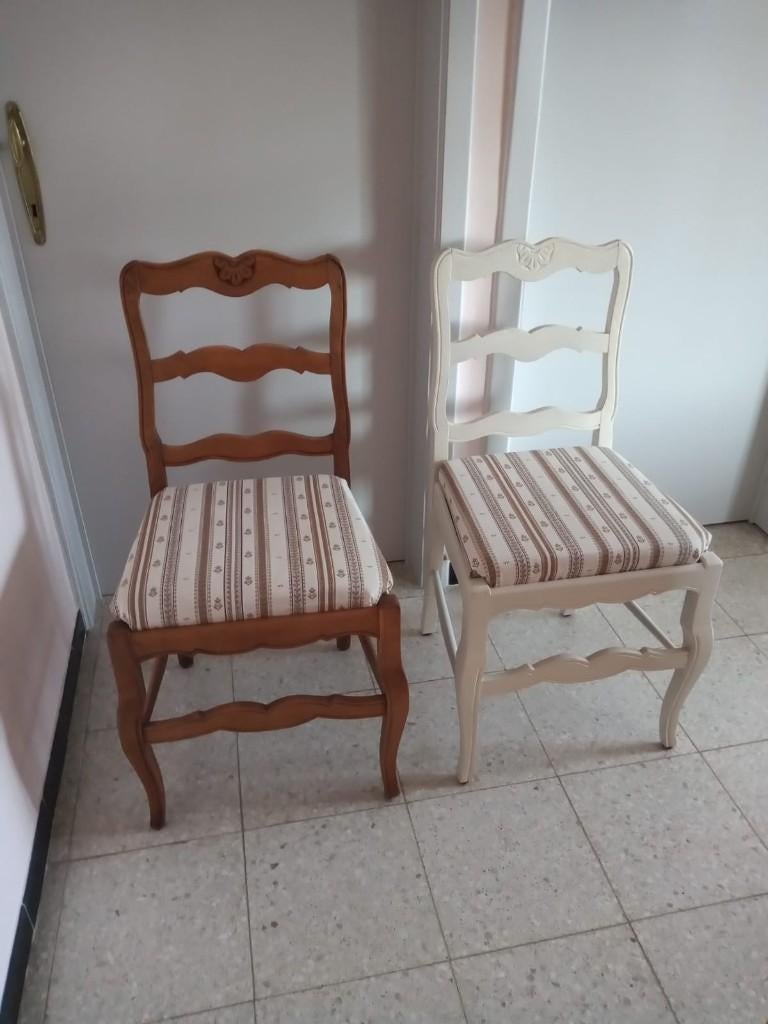 Stoelen, Ophalen, Wit, Hout