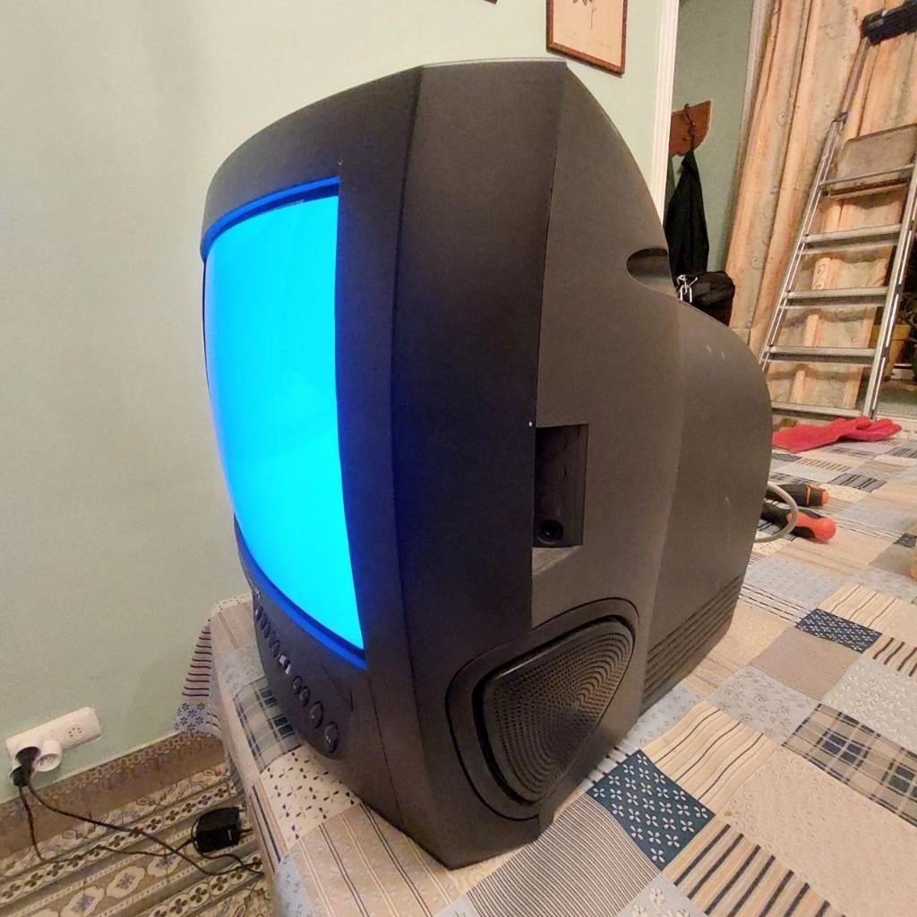 Téléviseur combiné VCR CRT Philips, TV, Hi-fi & Vidéo, Télévisions vintages, Enlèvement, Utilisé, Moins de 40 cm, Philips