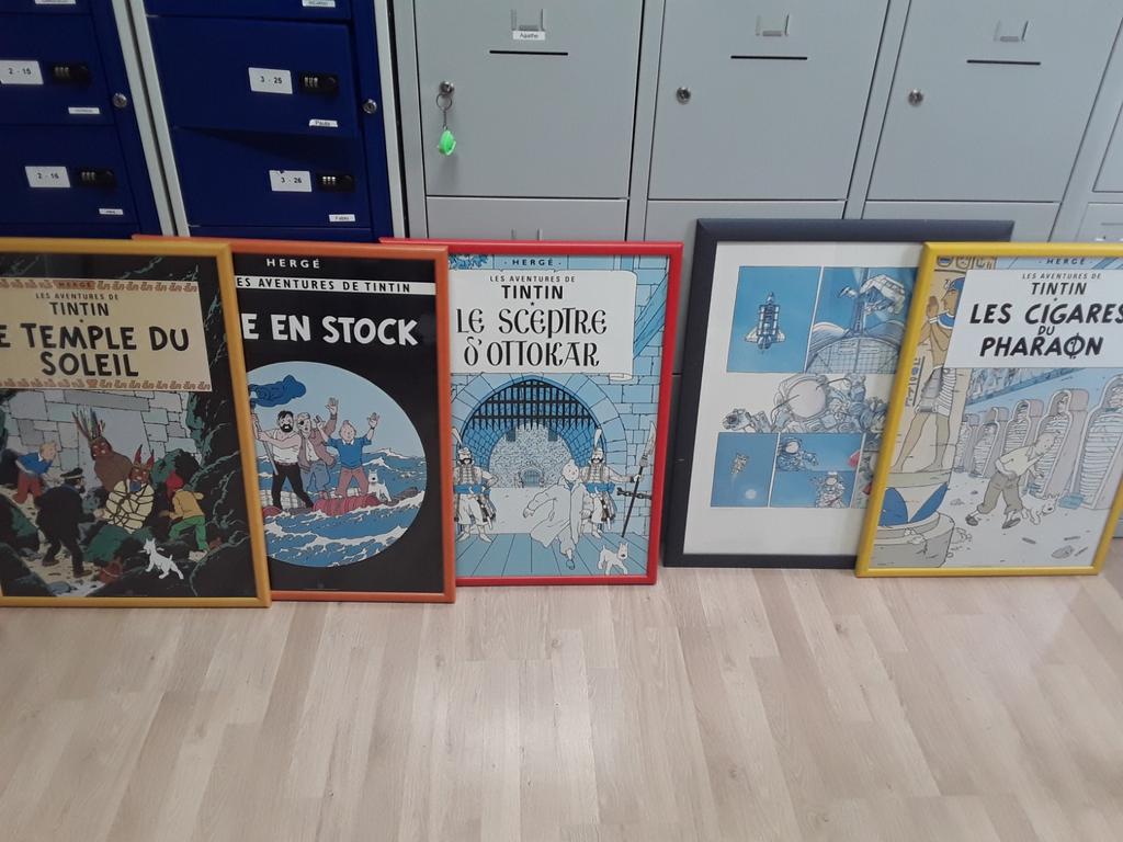 Set Kuifje lijsten, Ophalen