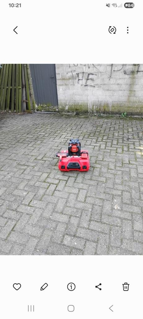 Hilti laser pr 2 hs, Ophalen