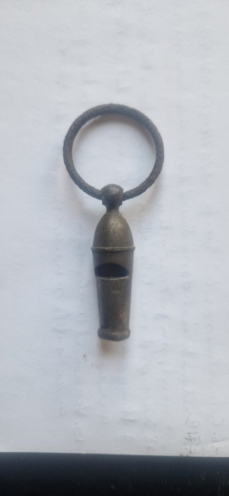 Sifflet de tranchée allemand de la Première Guerre mondiale, Collections, Enlèvement ou Envoi, Armée de terre, Douilles ou Pièces de fouille