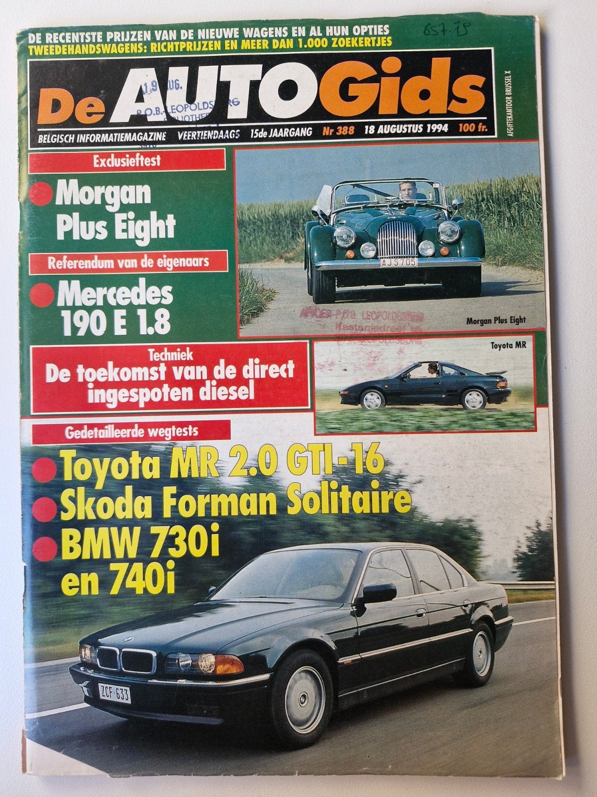 Autogids 388, Boeken, Ophalen of Verzenden