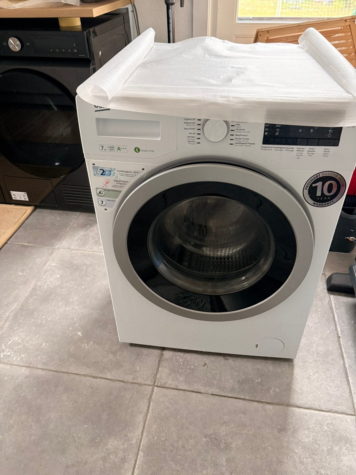 Beko wasmachine, Elektronische apparatuur, 6 tot 8 kg, Ophalen, Gebruikt