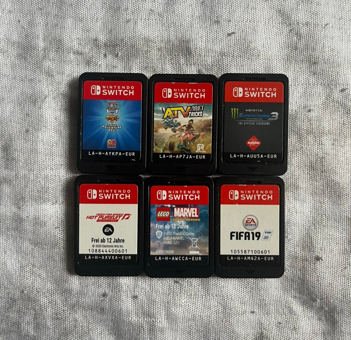 6 Nintendo Switch Spelletjes, Enlèvement, Comme neuf