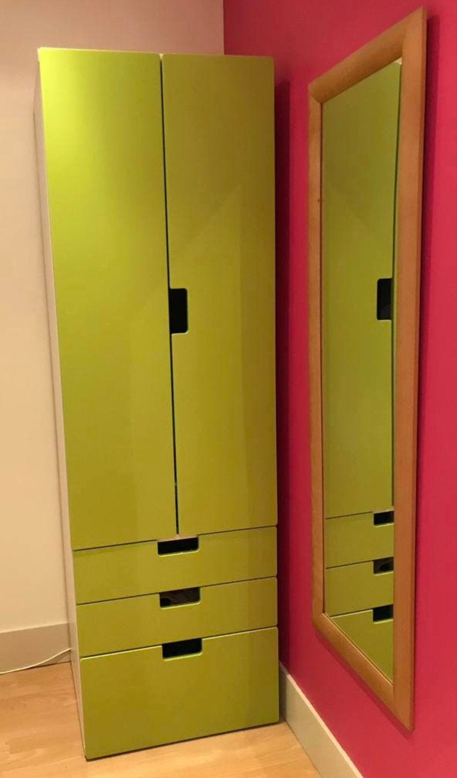 Ikea kledingkast, Ophalen