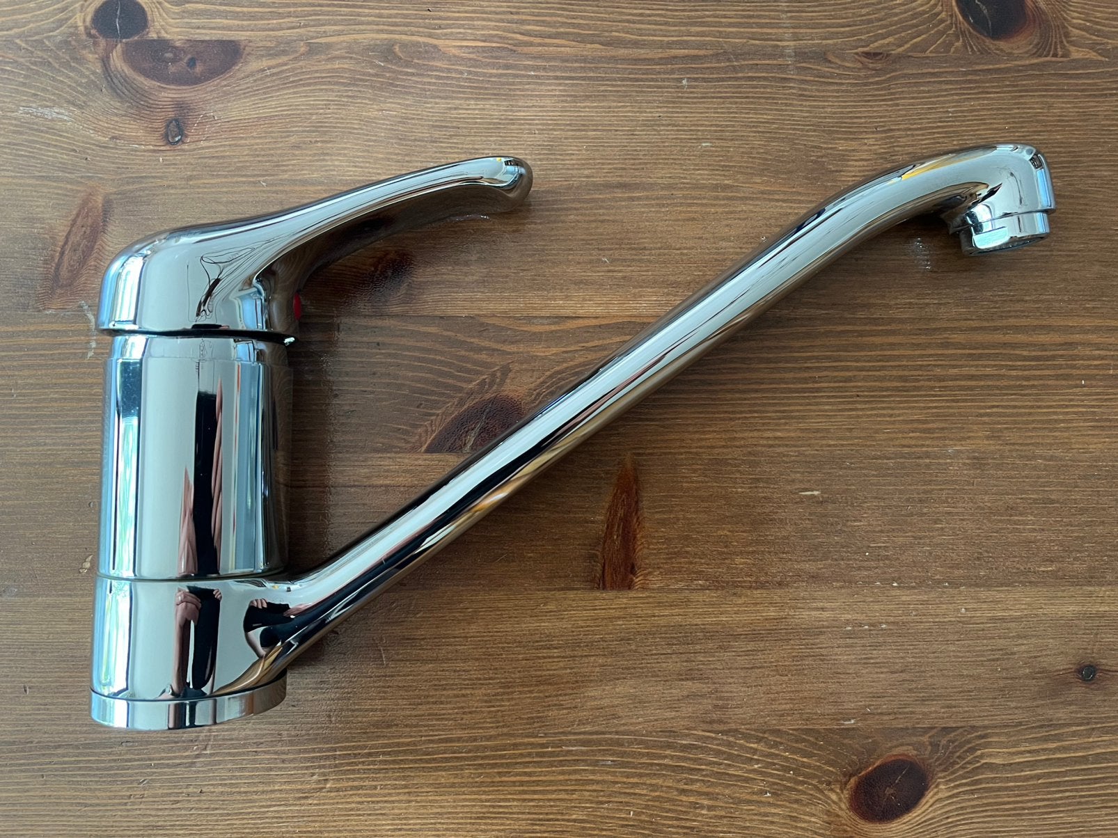 Allibert Hudson eengreeps keuken mengkraan verchroomd, Ophalen, Nieuw, Chroom, Kraan