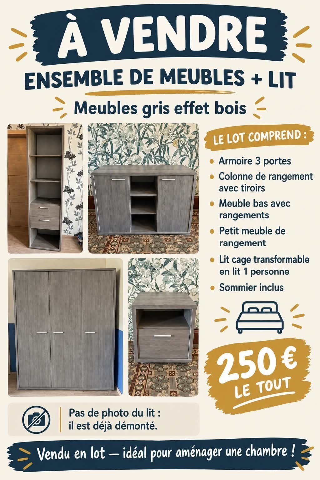chambre enfant, Enlèvement, Utilisé