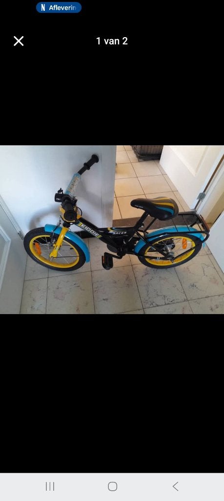 Jongensfiets, Fietsen en Brommers, Ophalen, Terugtraprem, 16 inch