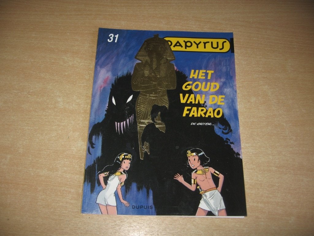 Papyrus 31 : Het goud van de farao - 1e druk 2010., Boeken, Eén stripboek, Ophalen of Verzenden, Zo goed als nieuw