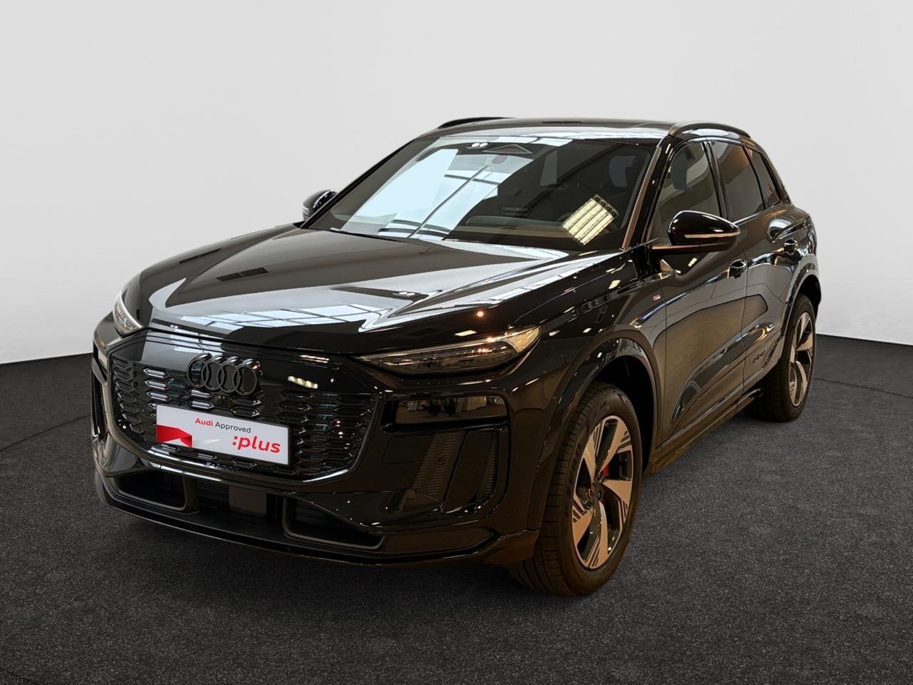 Audi Q6 e-tron 100 kWh 50 Performance Corporate S, Auto's, Zwart, Elektrisch, Handgeschakeld, SUV of Terreinwagen