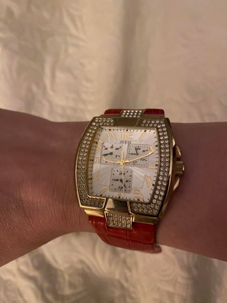Guess, Ophalen, Leer, Guess, Polshorloge