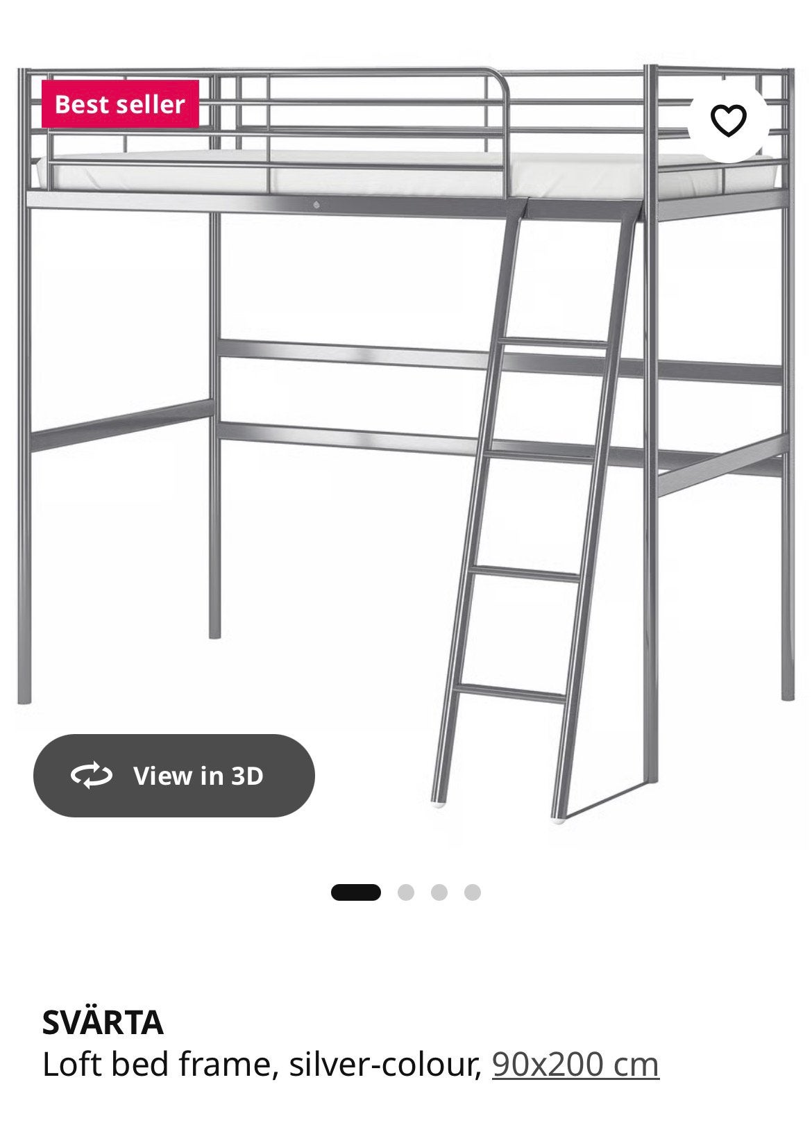 Hoogslaper Svarta Ikea, Ophalen, Hoogslaper, Eenpersoons, 210 cm
