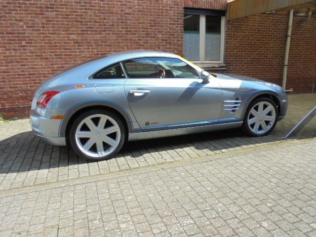 Mercedes chrisler 320,automaat,zeer schone staat,leder-, Auto's, Automaat, Achterwielaandrijving, Leder, Zilver of Grijs