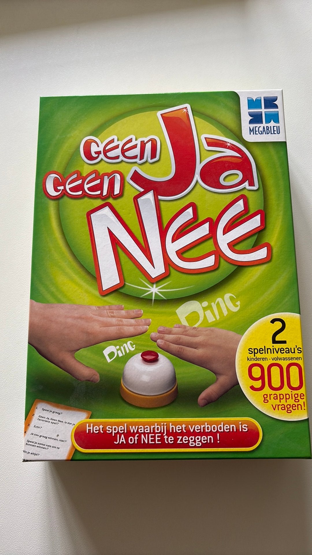 Spel: Geen ja, geen nee, Hobby en Vrije tijd, Een of twee spelers, Ophalen, Nieuw