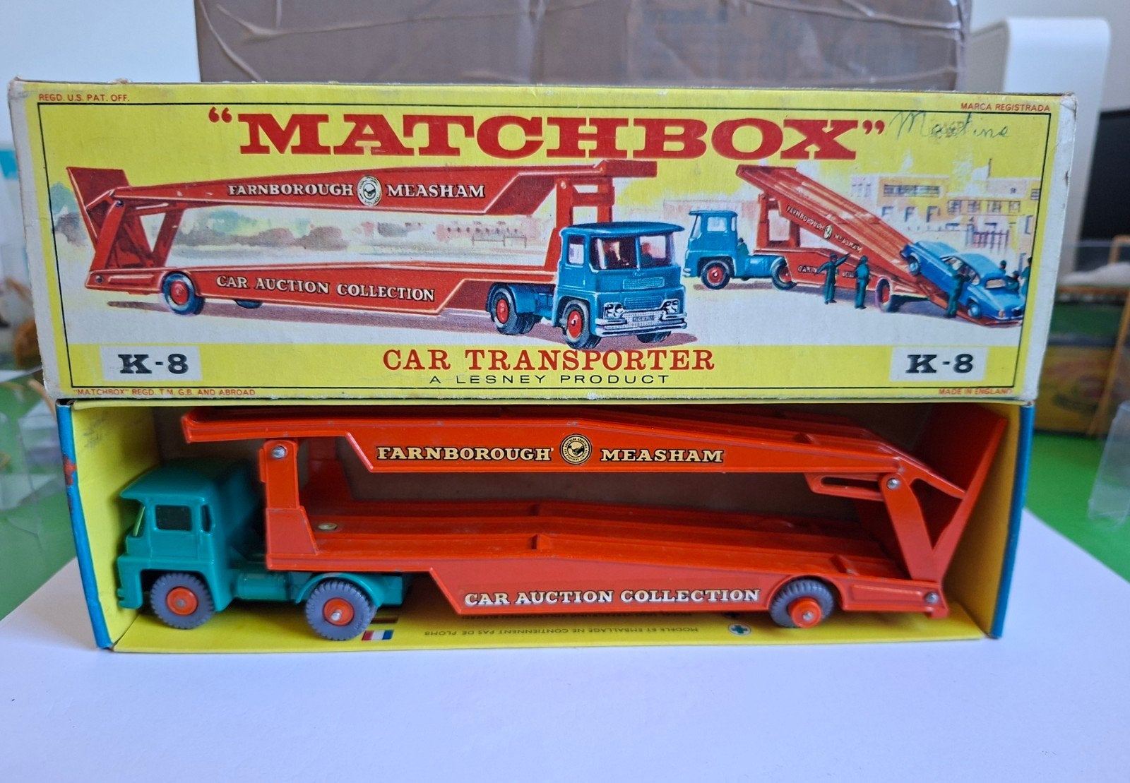 matchbox K 8 car transporter, Enlèvement ou Envoi, Matchbox