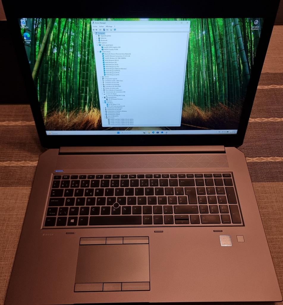 PC portable HP ZBook G5 17 Windows 11 station de travail CAO, 17 pouces ou plus, HP, SSD, Azerty