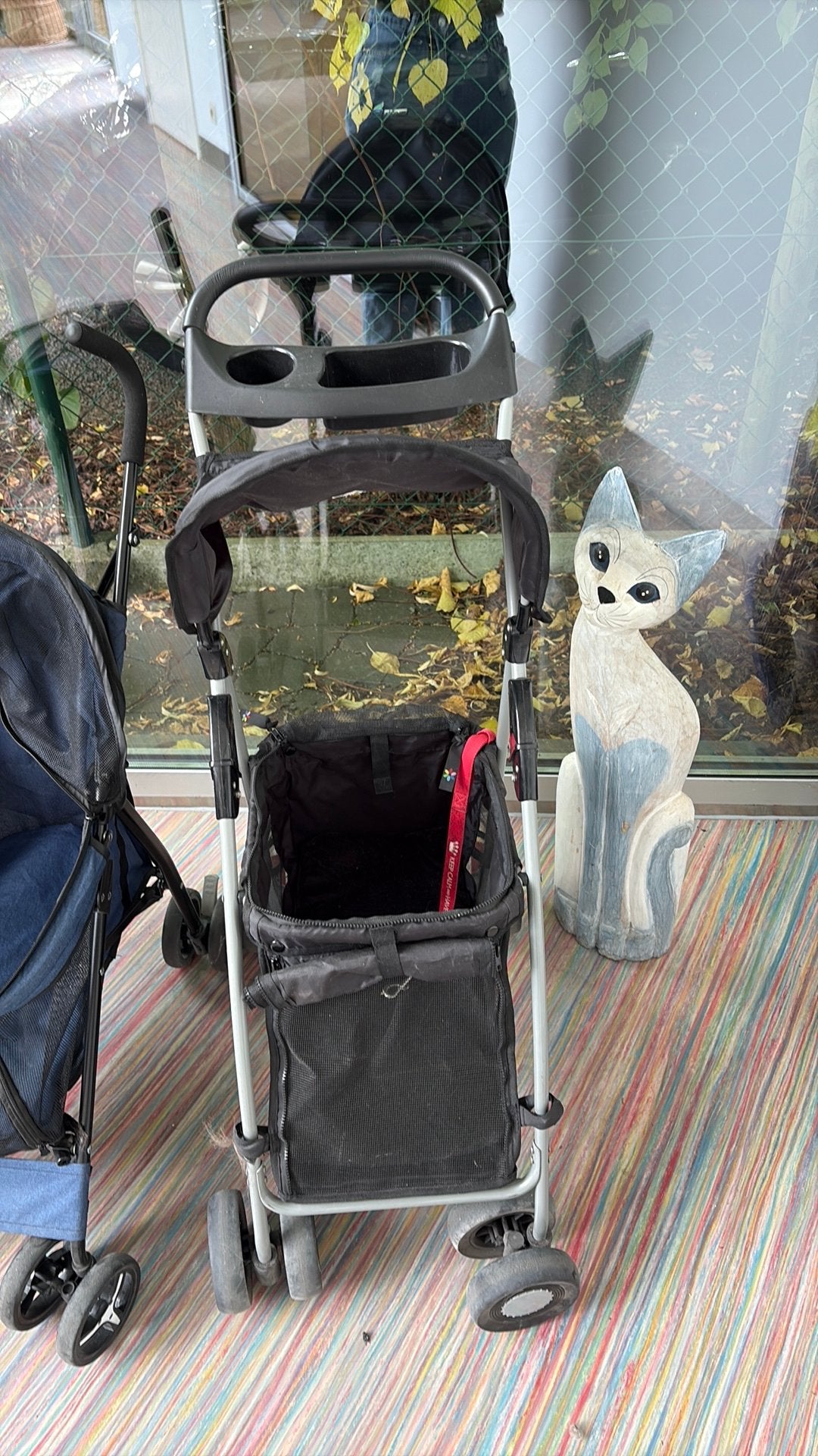 Honden buggy, Ophalen, Gebruikt