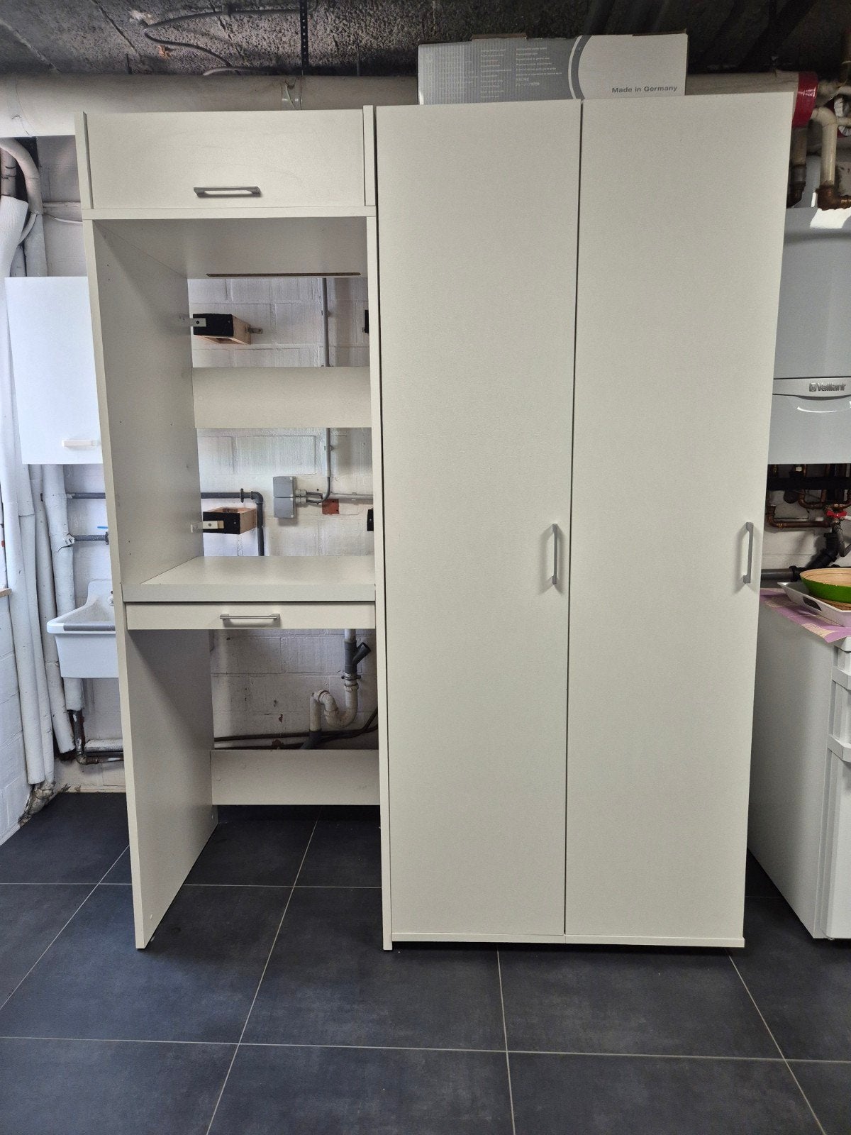 wasmachinekast met extra kast, Enlèvement