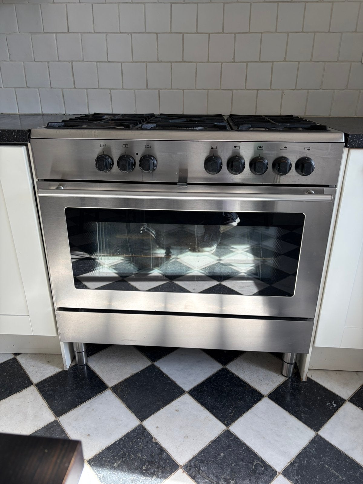 Cuisinière gaz, Electroménager, Gaz, 85 à 90 cm, Utilisé, 5 zones de cuisson ou plus