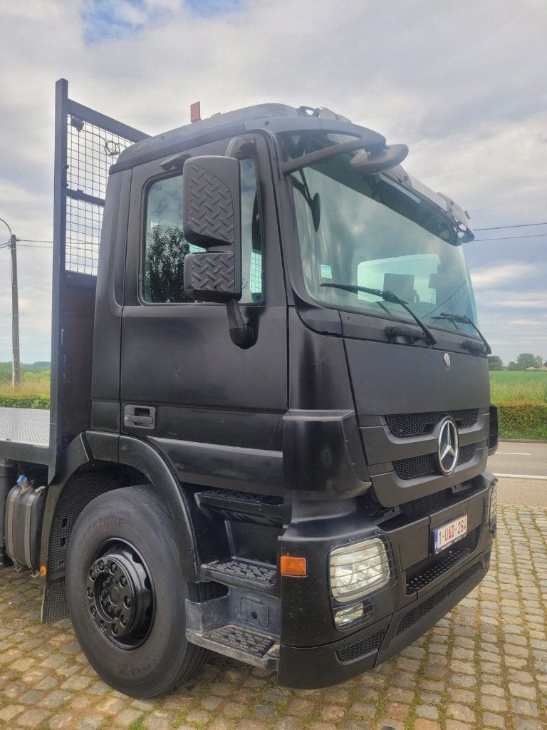 Mercedes-Benz 3236 8x4-4 ACTROS+GRUE HIAB 166E-5 HIPRO/32TON, Autos, Cuir, Euro 5, Achat, 2 places