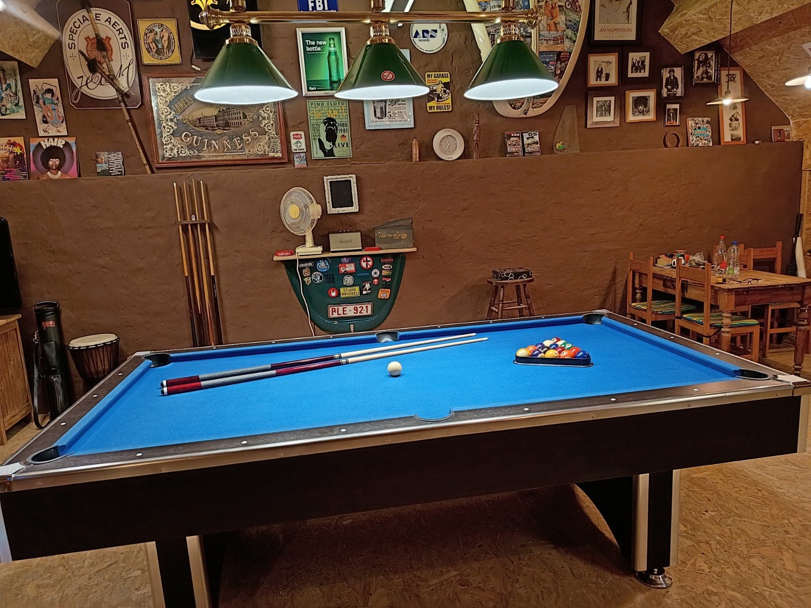 pooltafel 8 feet, Ophalen, Pooltafel