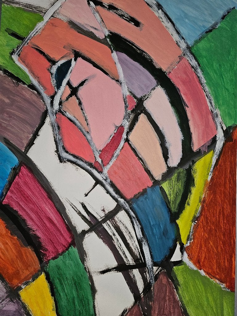 Jan Cobbaert  Uniek werk, Antiek en Kunst, Ophalen, Gesigneerd, Olieverf, Papier