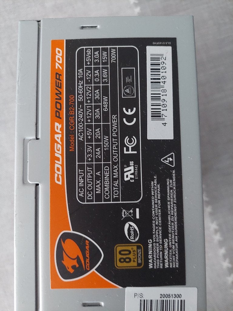 PC voeding, Ophalen of Verzenden, Gebruikt