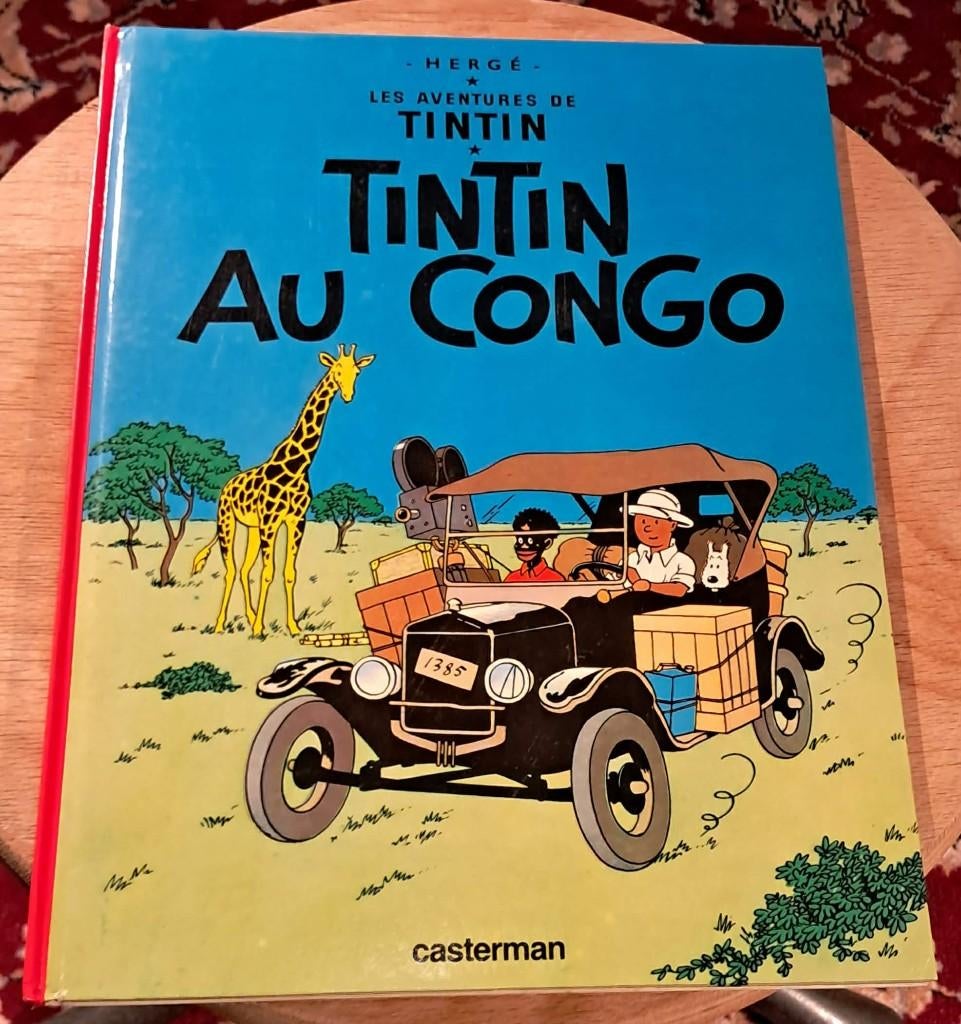 Kuifje in Congo, Boeken, Gelezen, Eén stripboek, Ophalen of Verzenden, Hergé