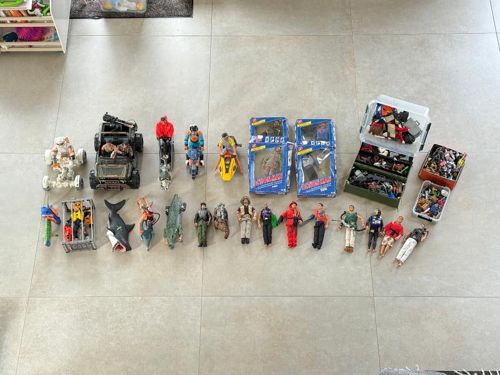 Lot Action Man Vintage - Star Wars - Power Rangers - Batman, Enlèvement ou Envoi, Utilisé