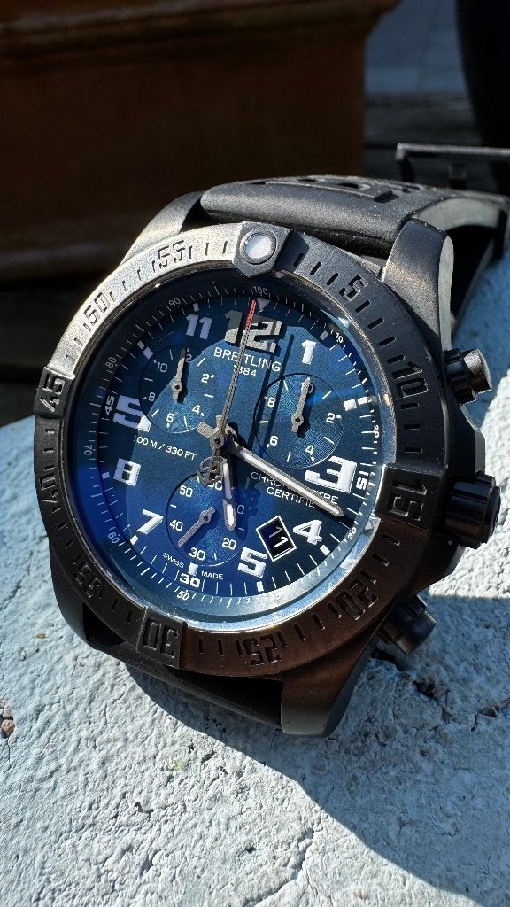 Breitling Chronospace Evo Night Mission, Montre-bracelet, Breitling, Comme neuf, Enlèvement