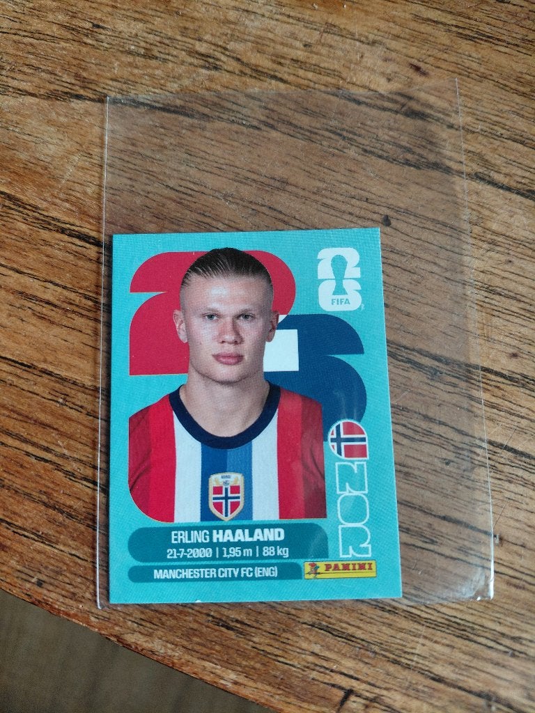 Panini sticker Erling Haaland, Ophalen, Nieuw, Sticker