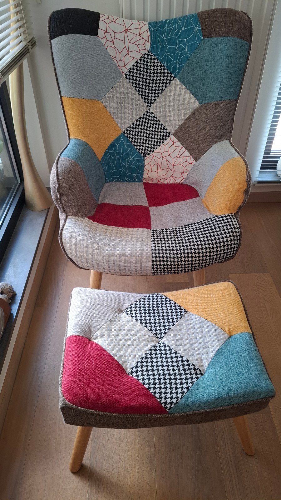 Patchwork fauteuil, Enlèvement, Tissus