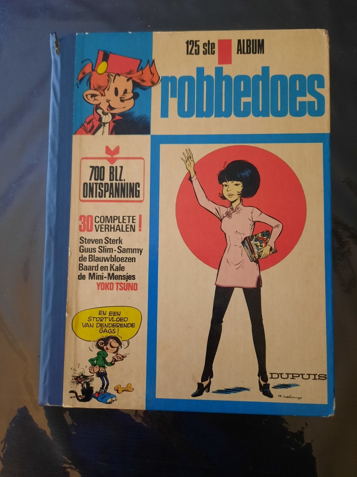 robbedoes gebundeld album nr 125 ,met 5 micro boekjes, Boeken, Gelezen, Eén stripboek, Ophalen of Verzenden, Dupuis