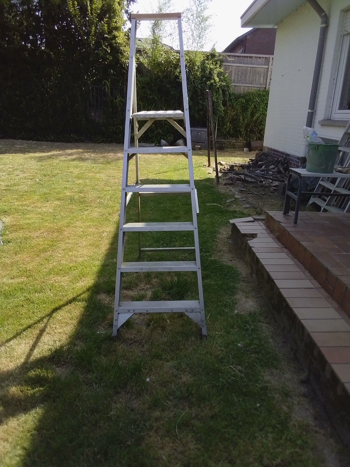 Petry trapladder 6 treden, Ophalen