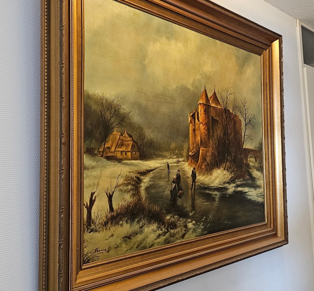 Peintures, Autres sujets, Peinture à l'huile, Enlèvement, Toile