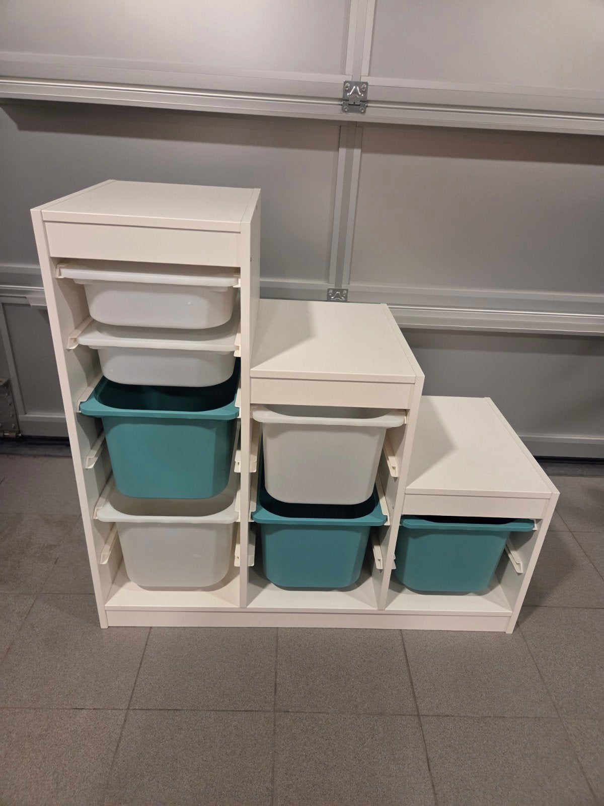 Kast IKEA Trofast met bakken, Ophalen, 5 laden of meer, 50 tot 100 cm, Zo goed als nieuw
