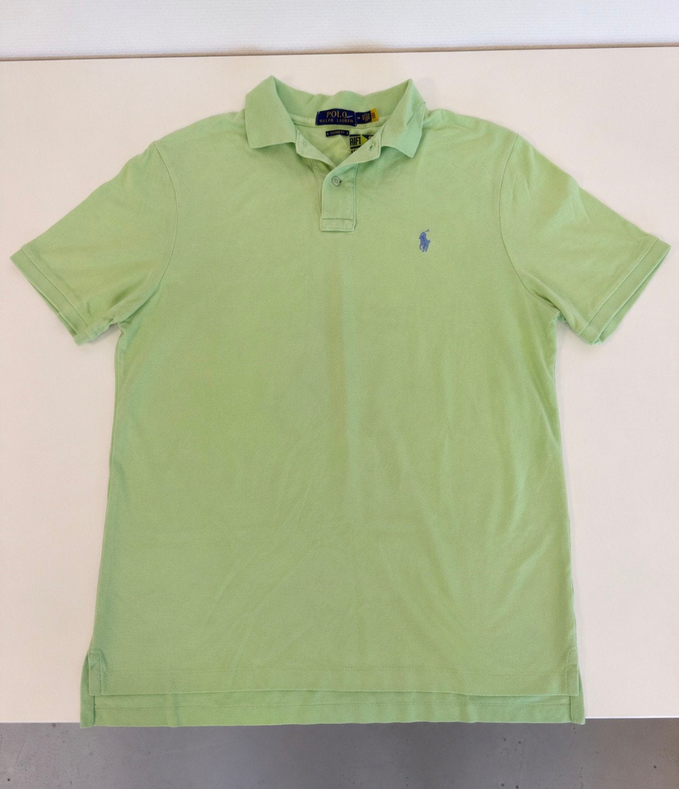 Polo Ralph Lauren Poloshirt Lichtgroen M Classic Fit groen, Ophalen of Verzenden, Zo goed als nieuw, Maat 48/50 (M), Groen