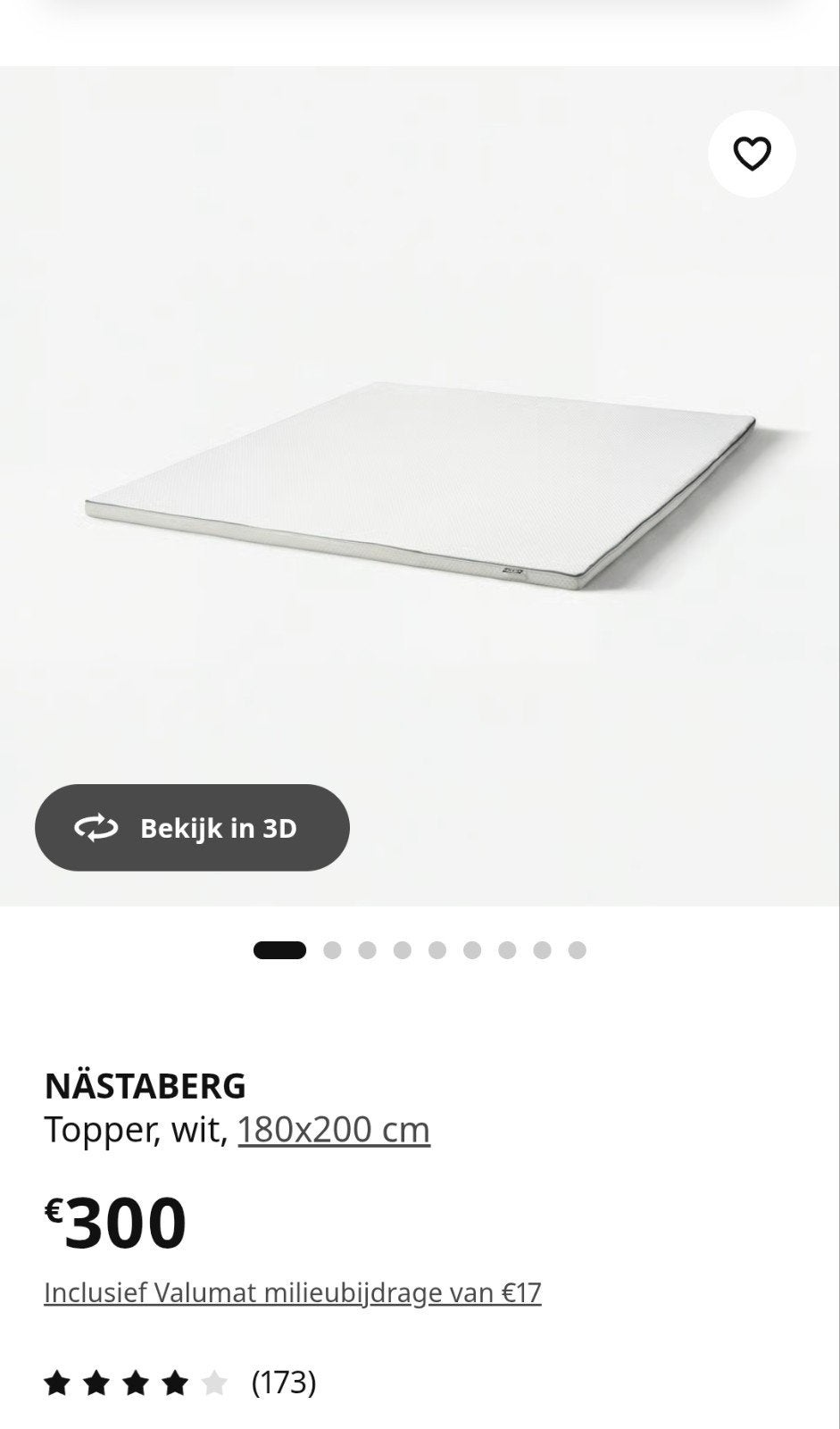 IKEA NÄSTABERG topper – 180 x 200 cm

Te koop: IKEA NÄSTABER, Matelas, Enlèvement ou Envoi, Comme neuf, 180 cm