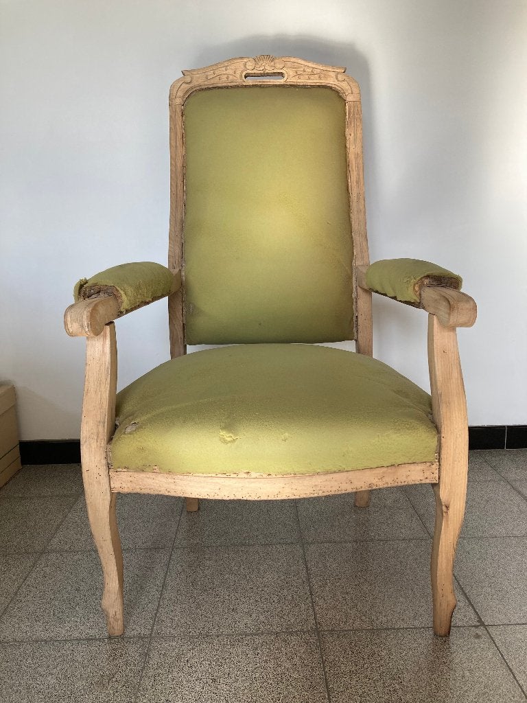 Vintage zetel, Ophalen, Gebruikt, Eenpersoons, 75 tot 100 cm