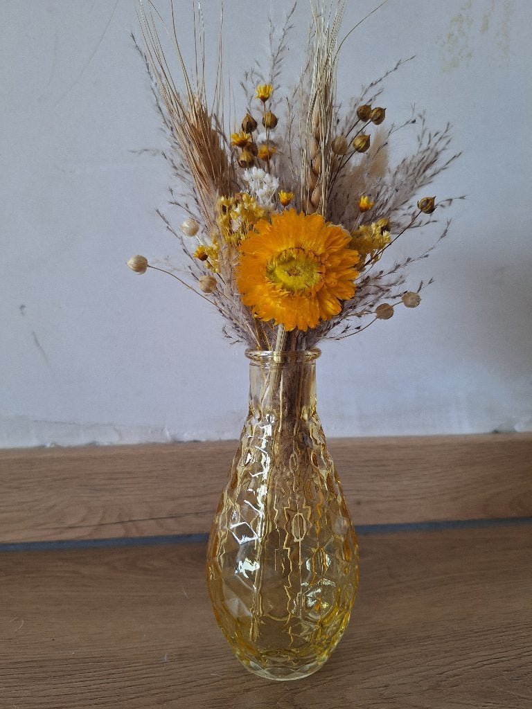 Vaasje met droogbloemen, Ophalen, Nieuw