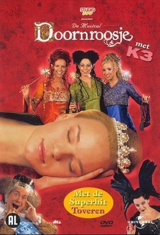 Dvd K3 musical doornroosje, Ophalen of Verzenden, Sprookjes