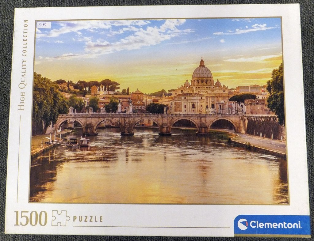 Puzzel - Clementoni 1500 - High Quality Collection, Rome, Verzenden, 500 t/m 1500 stukjes, Gebruikt, Legpuzzel