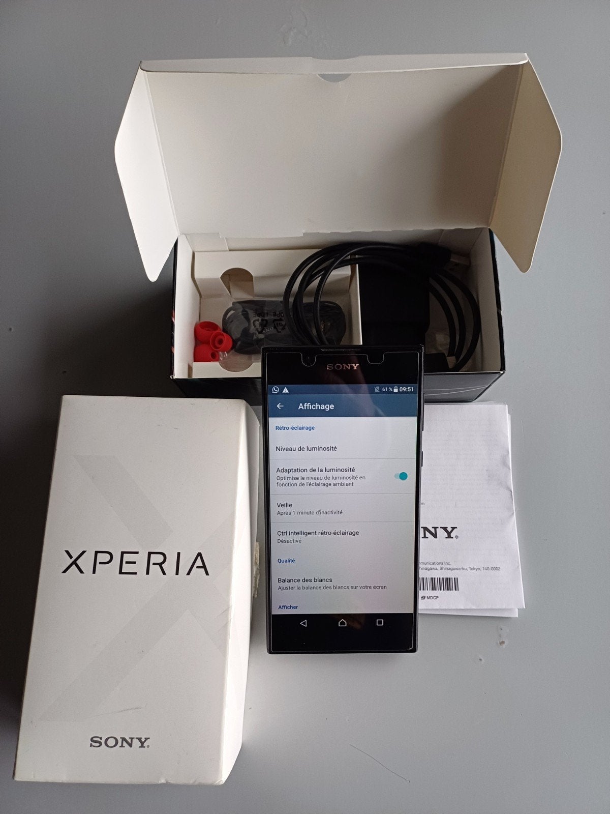 Gsm Samsung XPERIA noir, Enlèvement, Noir