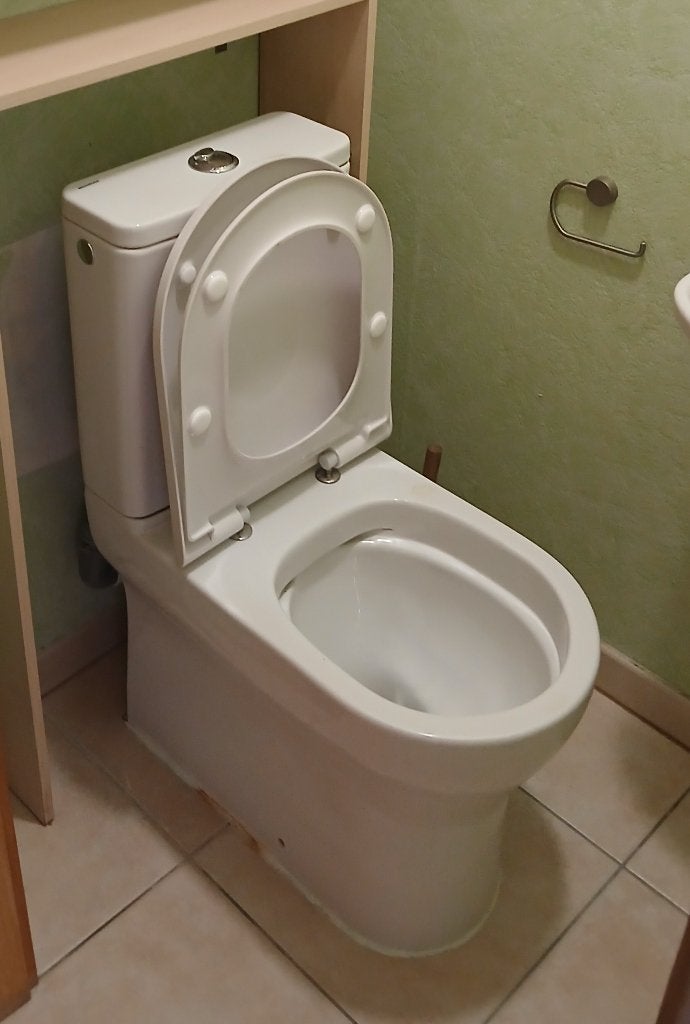 Wc, Enlèvement, Utilisé, Toilettes